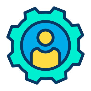 Web simgesi ayarlama, illüstrasyon vektör