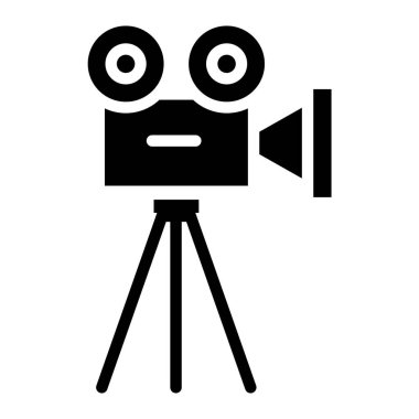 Kamera. Web simgesi basit illüstrasyon