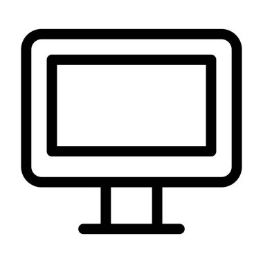 Bilgisayar ekranı. Web simgesi