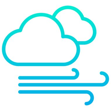 Bulut. Web simgesi basit illüstrasyon