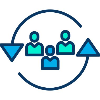 Basit kullanıcı arayüzü simgesi, vektör illüstrasyonu