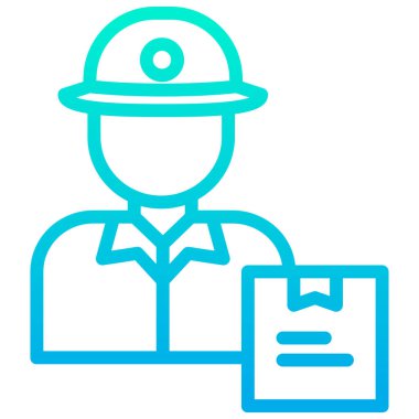 dağıtım kavramı basit sanat vektörü illüstrasyonu 