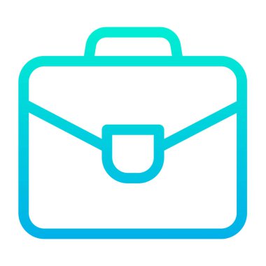 evrak çantası simgesi, vektör illüstrasyonu