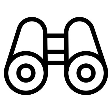 Dürbün. Web simgesi vektör illüstrasyonu