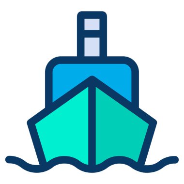 Gemi nakliyesi, vektör çizimi 