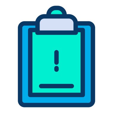 Bilgi panosu. Web simgesi basit illüstrasyon