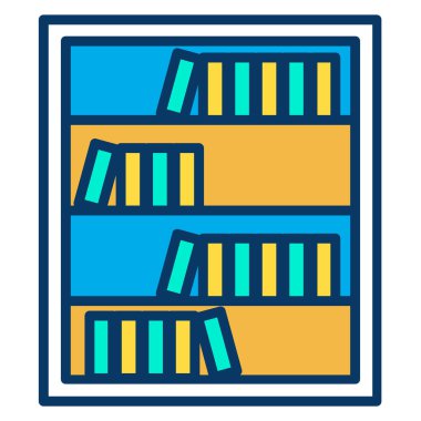 Kitap. Web simgesi basit illüstrasyon