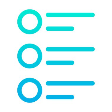 Kontrol listesi. Web simgesi basit illüstrasyon