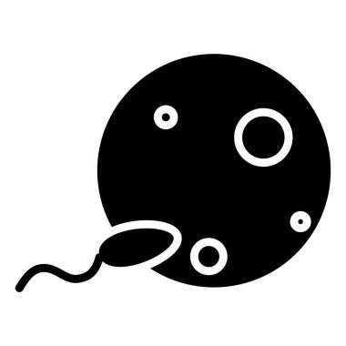 Ay. Web simgesi basit illüstrasyon