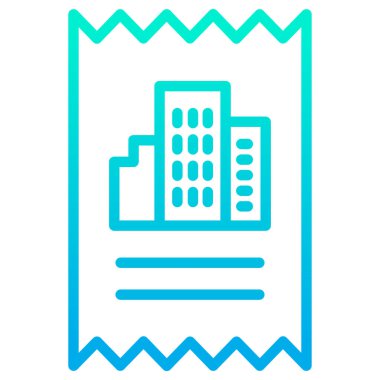 Bill, minimalist vektör simgesi beyaza izole edildi