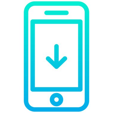 Cep telefonu. Basit resimleme