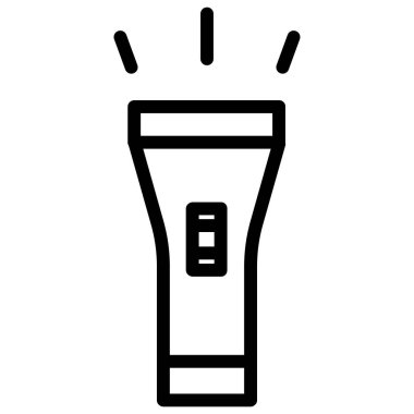 Meşale Web simgesi vektör illüstrasyonu