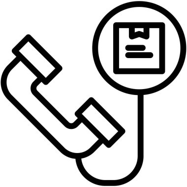 - Telefon. Web simgesi basit illüstrasyon