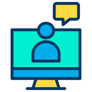 basit video kutsal kişilerin resmi, vektör çizim