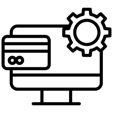 çark, web simgesi basit illüstrasyon