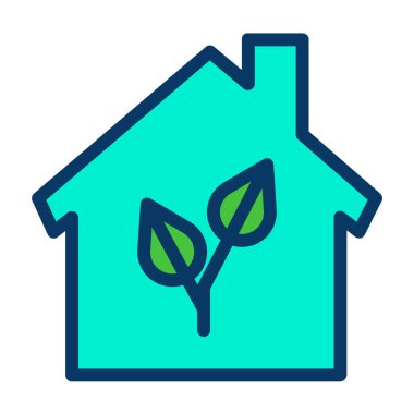 basit ev simgesini, vektör çizim