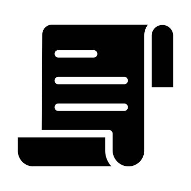 finansal rapor vektör simgesi, Fatura