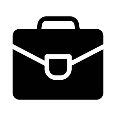 evrak çantası simgesi, vektör illüstrasyonu