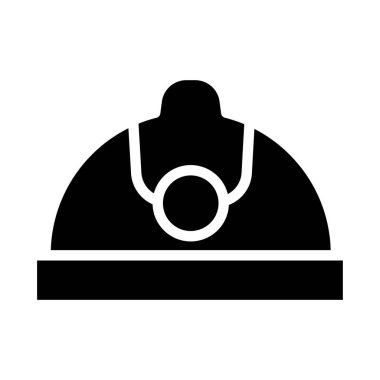 Basit şapka simgesi, vektör çizimi