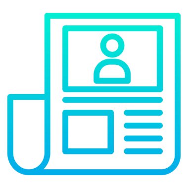 Kimlik kartı. Basit resimleme