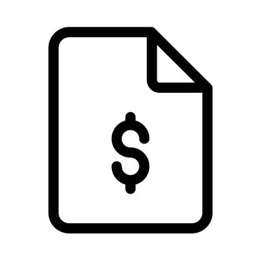 iş ve finans düz vektör simgesi 