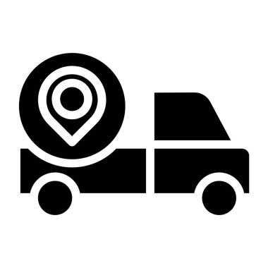 konum minimalist vektör simgesi beyaz üzerinde izole 