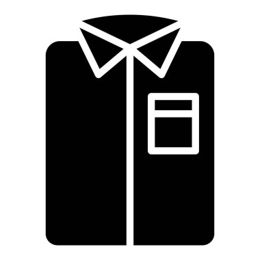 Gömlek. Web simgesi basit illüstrasyon