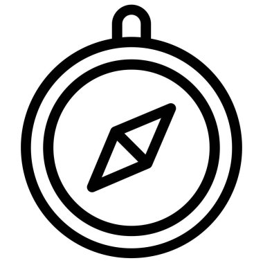 Pusula. Web simgesi basit illüstrasyon