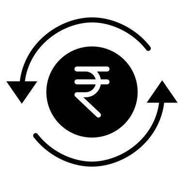 Rupiler, Hint para biriminin vektör çizimi, Hint rupisi. 