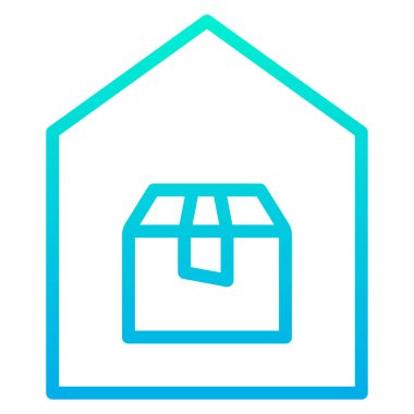 dağıtım kavramı basit sanat vektörü illüstrasyonu 