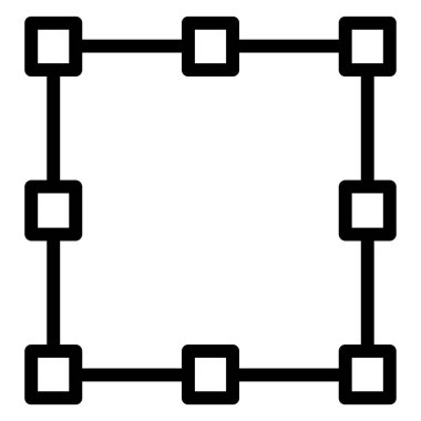 Basit vektör grafik simgesi, vektör illüstrasyonu