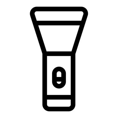 Meşale Web simgesi vektör illüstrasyonu