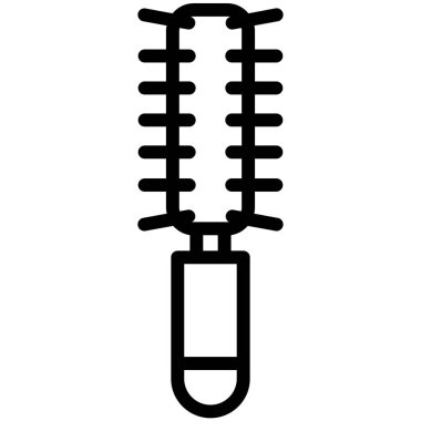 Beyaz arkaplanda basit fırça vektör resimleme