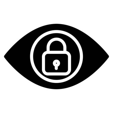 basit vektör illüstrasyonunu kilitle