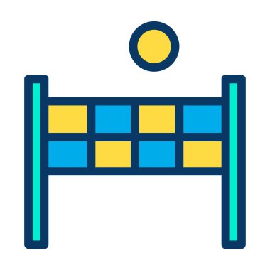 Bayrak. Web simgesi vektör illüstrasyonu