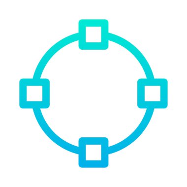 ağ paylaşım simgesi çizimi