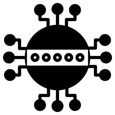 Şifre basit simge, vektör illüstrasyonu