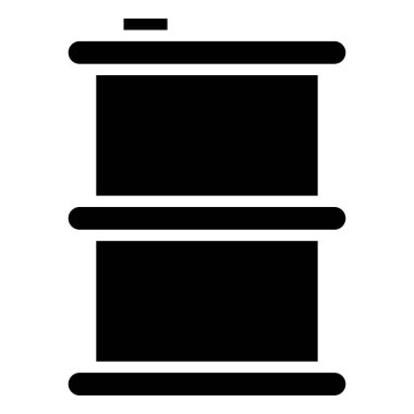 Gaz sobası simgesinin vektör illüstrasyonu