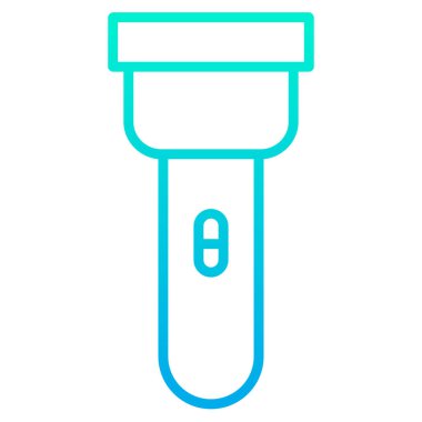 Meşale Web simgesi vektör illüstrasyonu