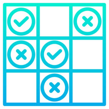 kontrol listesi simgesi, vektör illüstrasyonu