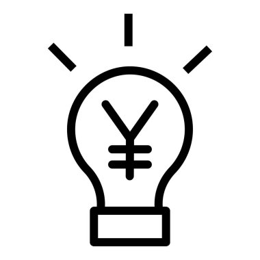 Para için. Web simgesi basit illüstrasyon 