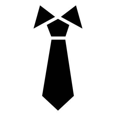 Takım elbisenin vektör çizimi, kravat