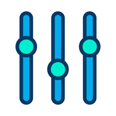 Bir müzik simgesinin vektör illüstrasyonu