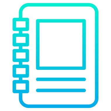 Kitap. Web simgesi basit tasarım