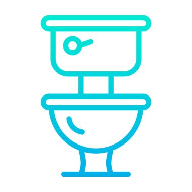 Tuvalet. Web simgesi basit tasarım