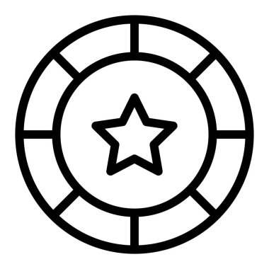 Mikroçip Web simgesi basit illüstrasyon