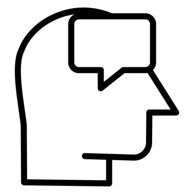 Baş Komut, web simgesi basit illüstrasyon