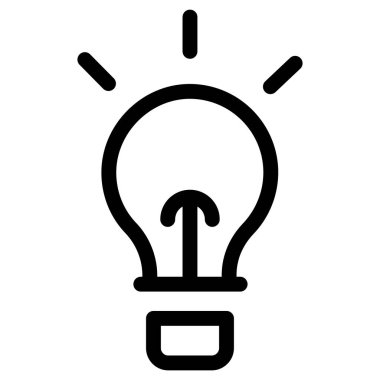 Fikir simgesinin vektör illüstrasyonu