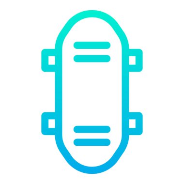 Kaykay web simgesi basit tasarım