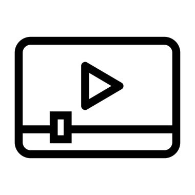 basit video kutsal kişilerin resmi, vektör çizim